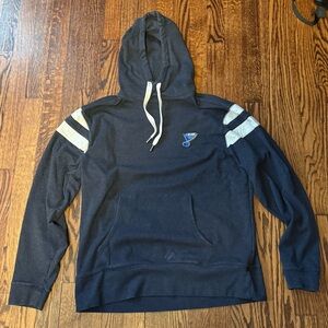 The Normal Brand Navy Hoodie with White Stripes St. Louis Blues